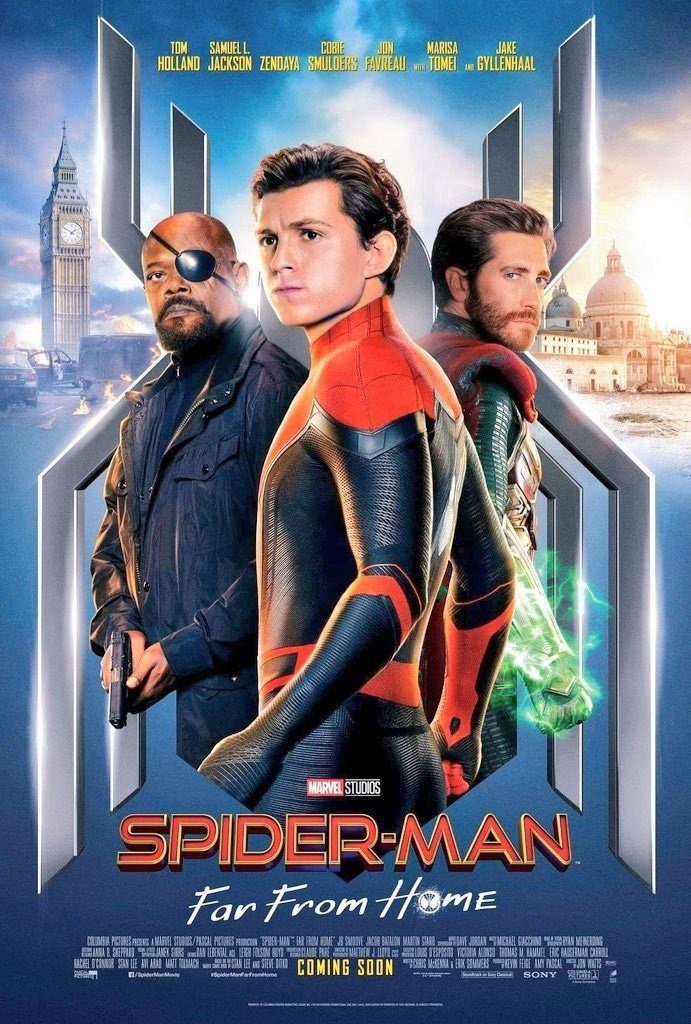 Nowe plakaty z bohaterami filmu "Spider-Man: Daleko od domu"
