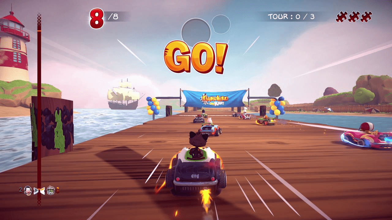 Szykuje się jazda bez trzymanki! „Garfield Kart Furious Racing” – recenzja gry