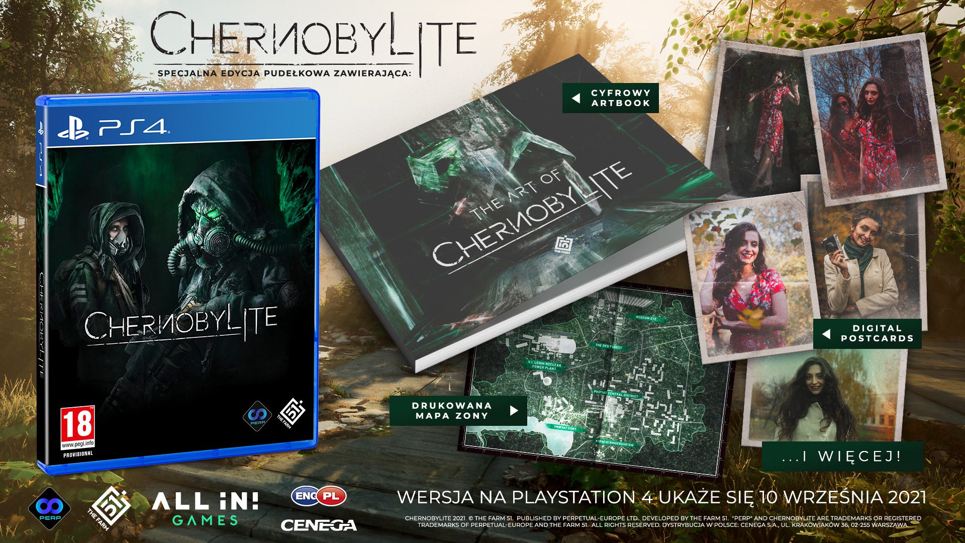 "Chernobylite" — CENEGA dostarczy bogate wydanie na PS4