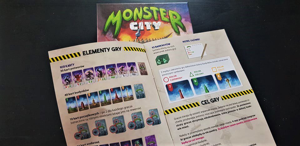 Ciastek atakuje miasto! „Monster City” — recenzja gry planszowej