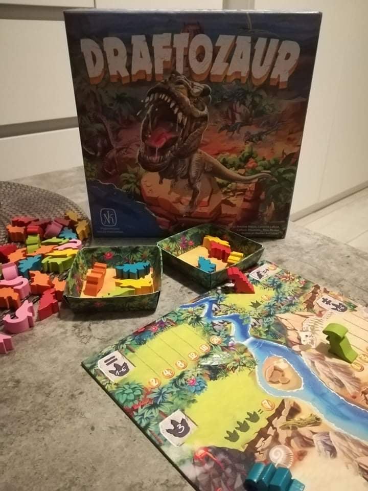 Wędrówki dinozaurów. „Draftozaur” – recenzja gry planszowej